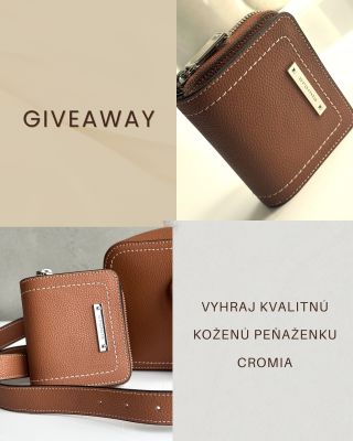 🎁 SÚŤAŽ O LUXUSNÚ PEŇAŽENKU CROMIA 🎁 Chceš si spríjemniť jeseň štýlovým talianskym kúskom? 🇮🇹 Zapojiť sa je jednoduché 👇...